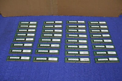 Lot of 32 Samsung 4GB 1Rx4 PC3L-12800R M393B5270DH0 RAM - Image 1 of 4