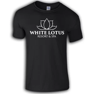 Camiseta blanca Lotus Resort and Spa camiseta unisex televisión - Imagen 1 de 1
