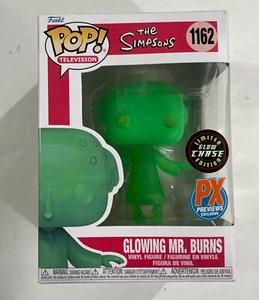 Funko Pop! The Simpsons Glowing Mr. Burns #1162 - Glow Chase PX Previews Excl. - Picture 1 of 3