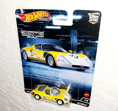 HOT WHEELS '69 ALFA ROMEO 33 STRADALE" con pilotos reales nuevo car culture hw diecast Foto 1 de 2