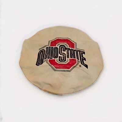 Ohio State Buckeyes Tire Cover O Logo White Vinyl C NCAA Football Columbus New - Image 1 of 4