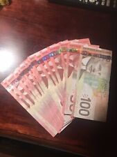 canadian paper money bills