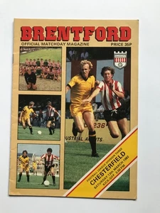 BRENTFORD v CHESTERFIELD...1981/82 DIV 3 - Picture 1 of 1