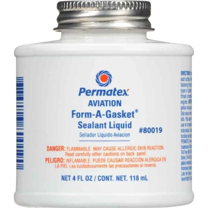 PERMATEX® 80019 AVIAZIONE FORM-A-GASKET® N. 3 LIQUIDO SIGILLANTE, 4 OZ Regno Unito Stock