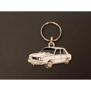 Porte-clés profil Skoda 120 L LS GLS, 742 (blanc) - Bild 1 von 1
