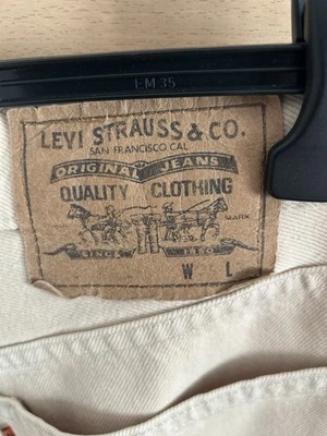 Levi's 618 Men's Vintage Jeans Orange Tab, Beige Size W34 L32 - Image 1 of 3