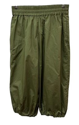 Baum Und Pferdgarten Balloon Cotton Crop Green Pants Lagenlook Artsy 30" Waist - Image 1 of 4