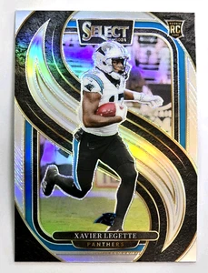 2024 Panini Select Xavier Legette Premier Level Silver Prizm Carolina RC #101 - Picture 1 of 2