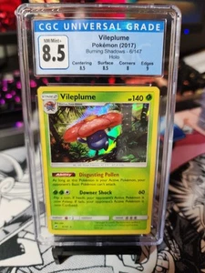 2017 Vileplume Burning Shadows Holo 6/147 CGC 8.5 W/ Sub Grades - Picture 1 of 2