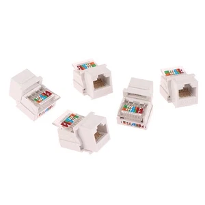 5PCS RJ45 Connector Information Socket Computer Outlet Cable Adapter Jack _cn - Bild 1 von 12