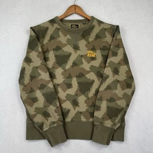 Sudadera Todd Snyder LL Bean Para Hombres M Verde Camuflaje Cuello Redondo Tejido Inverso - Imagen 1 de 8