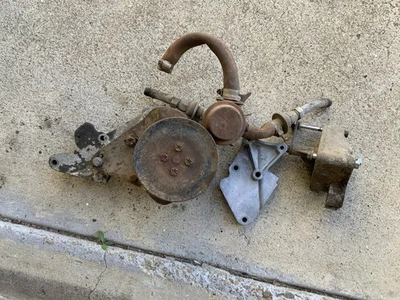 1967 Pontiac GTO Smog AIR pump brackets and hoses 9786904 9786814 9782663 - Image 1 of 4