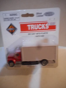Boley 4002 1/87 Scale International Box Truck red cab white box mint  250001 - Picture 1 of 4