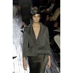 Blazer Comme Des Garçon Junya Watanabe 2002 FW Runway grigio decostruito - TG SM - Foto 1 di 11