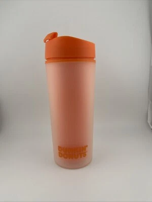 Dunkin’ Donuts 15oz Double Insulated Tumbler Cup & Lid Orange - Image 1 of 3