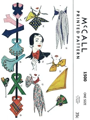 McCALL 1500 Pattern Scarf & Accessories - Image 1 of 4