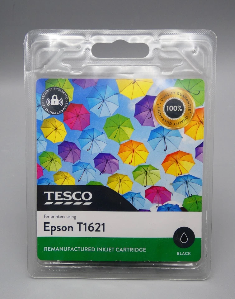 T1621 for Epson Black Compatible Ink Cartridge C13T16214012 Black by Tesco ~ NEW - Image 1 of 4