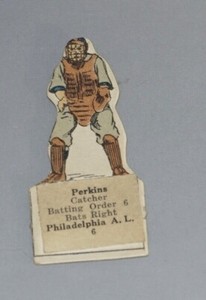1921-1930 Major League Baseball Die-Cuts Cy Perkins Philadelphia Athletics
