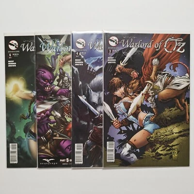 Grimm Fairy Tales: Warlord Of Oz #3-6 [3, 4, 5 b, 6] Serie Set Lote (2014) En estado bastante bueno/casi nuevo Foto 1 de 4