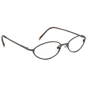 Gucci Eyeglasses L92 Brown Oval Metal Frame 48[]17 130 - Picture 1 of 9