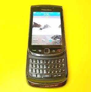 100% WORKING & UNLOCKED BLACKBERRY TORCH 9800 SLIDER QWERTY TOUCH RIM CELL PHONE - Picture 1 of 10