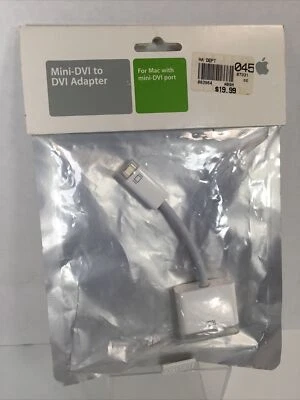 Open Box OEM Apple Mini DVI to DVI Adapter M9321G/B Great Condition - Image 1 of 4