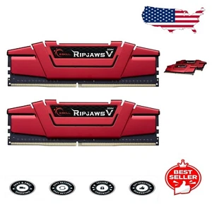 Ripjaws V Series 16GB 2x8GB DDR4 RAM 3000MT/s - Optimal for High-Performance PCs - Picture 1 of 3