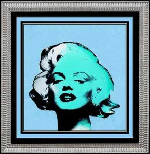 Steve Kaufman Original Oil Painting On Canvas Signed Marilyn Monroe Blonde Nude - Picture 1 of 4