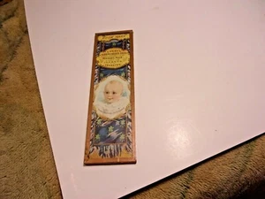VINTAGE GLASS BOOKMARK ADVERTISING BABY'S MILK FROM A STORE IN YORK,PENNSYLVANIA - Picture 1 of 9