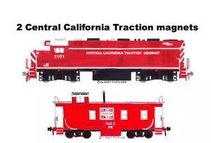 Locomotora y caboose 2 imanes Andy Fletcher Central California Traction BL21CG - Imagen 1 de 1