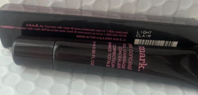 MARK BY AVON SUPER CONCEAL FULL COVERAGE CONCEALER  LIGHT  (2PIECES) NIB - Image 1 of 3