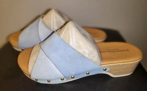 Donna Toscana Damen Sandalen hochwertig Made in Italy hellblau Größe 8 - Bild 1 von 10