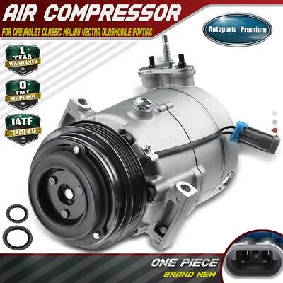 Compresor de aire acondicionado con embrague para Chevrolet Malibu Pontiac G6 Grand Am Olds 2,2 L 2,4 L Foto 1 de 4