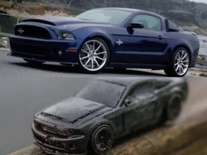 Ford Mustang Shaped Soap - 4 Pack - Picture 1 of 9