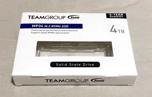 *BOX ONLY* Team Group MP34 M.2 2280 4TB PCIe 3.0 x4 with NVMe 1.3 NAND *EMPTY* - Picture 1 of 6
