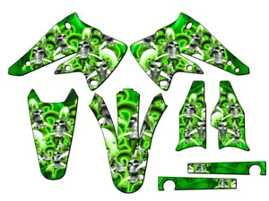 2004-2005 KX 250F JESTER Green Senge Graphics Kit Compatible with Kawasaki - Foto 1 di 4