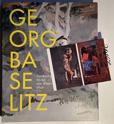 Georg Baselitz signiert Kunst Karte original Unterschrift Autogramm signed - Bild 1 von 4