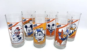 6x FANTA Disney Trinkgläser Glas 0,3 Mickey Minnie Mouse Donald Goofy 1986 - Bild 1 von 10