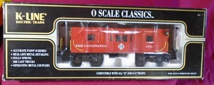 K-LINE O Scale Erie Lackawanna Ext. Vision Caboose #C322 K612-1531 NEW IN BOX - Picture 1 of 2