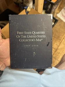 First State Quarters Of The United States Collector's Map 1999-2008 Complete Set - Bild 1 von 8