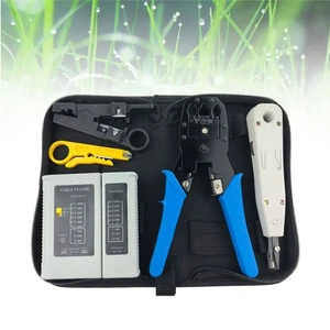 Network Tool Repair Kit Professional Ethernet Tool for Cable Tester Computer - Afbeelding 1 van 11