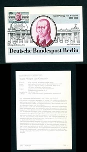 1981 Germany Berlin Karl Gontrad. Architect FDC Maximum Card. Maxi Postard. PHQ - Picture 1 of 3