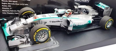 Minichamps 1/18 Scale 186 140044 - Mercedes AMG Petronas F1 W05 Hamilton WC 2014 - Image 1 of 4