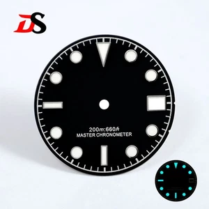 DS Velvet Black Matte Gray Dial Tu-dor NH35 Mod No date date NH38 Blue lume NH34 - Bild 1 von 6