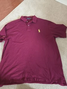 Polo Ralph Lauren Big Pony Crest Crest Emblema Granate 3XLT   - Imagen 1 de 4