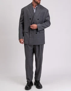 RRP €1790 DSQUARED2 ARIZONA Wool Suit Mismatch Size Blazer IT56 Trousers IT58 - Picture 1 of 10