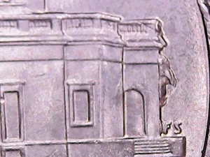 2018 P Jefferson Nickel - "Bee Hive" Die Chip Reverse - Error - Picture 1 of 3