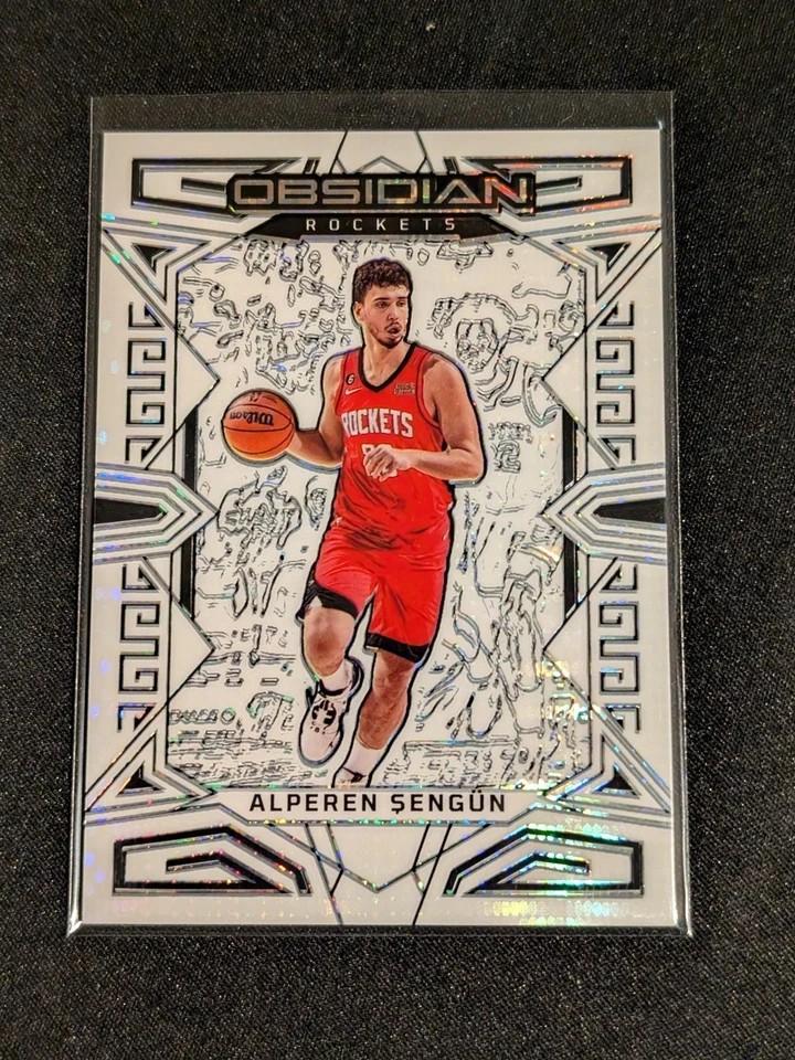 Alperen Sengun 2022 Panini Obsidian Electric Etch White Pulsar SSP - Image 1 of 2