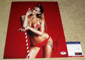 Sizzling Bar Refaeli Signed 11x14 Sports Illustrated Swimsuit Bikini PSA/DNA - Picture 1 of 1