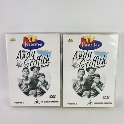THE ANDY GRIFFITH SHOW Volume 1 And 2 DVD Rare Australian Release 10 Episodes - Image 1 of 4
